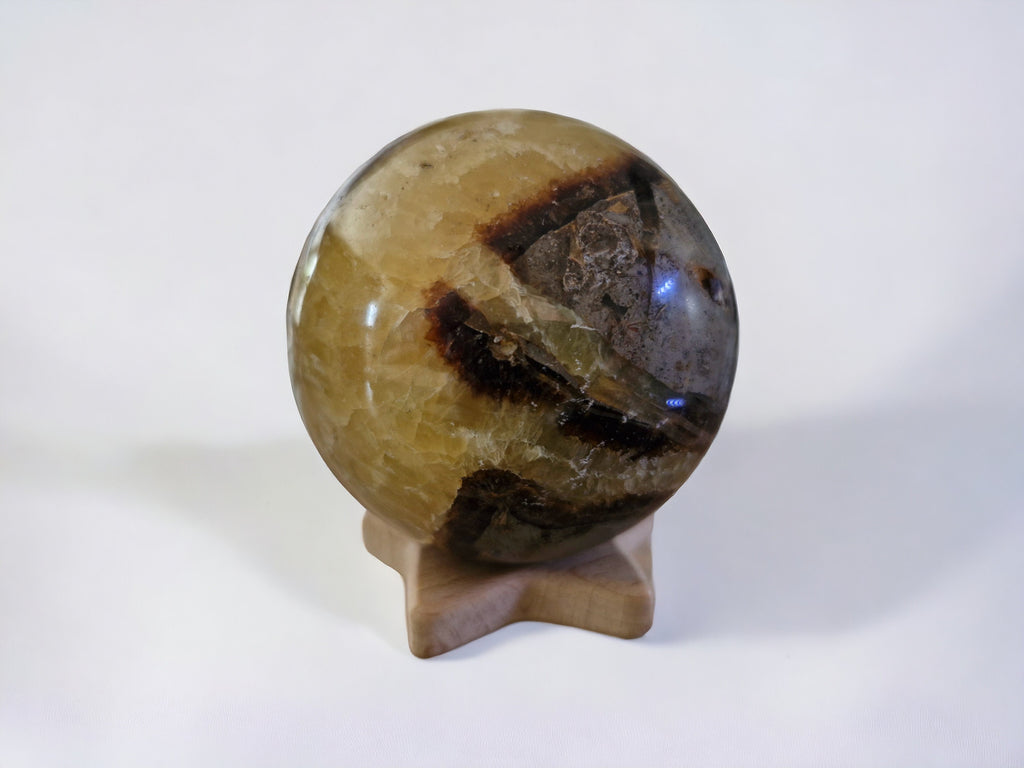 Septarian Sphere: Dragon Egg Stone (68.1mm)