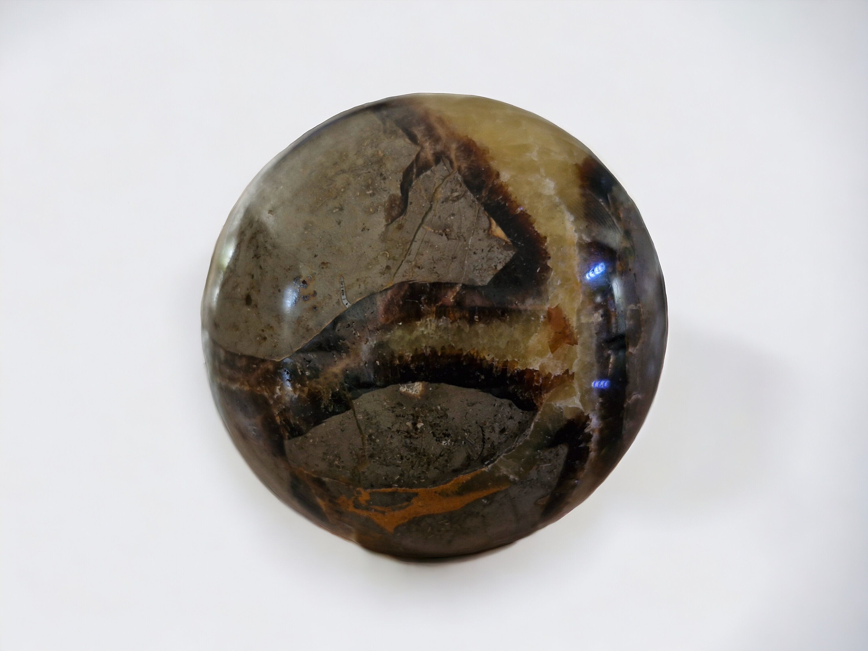 Septarian Sphere: Dragon Egg Stone (68.1mm)