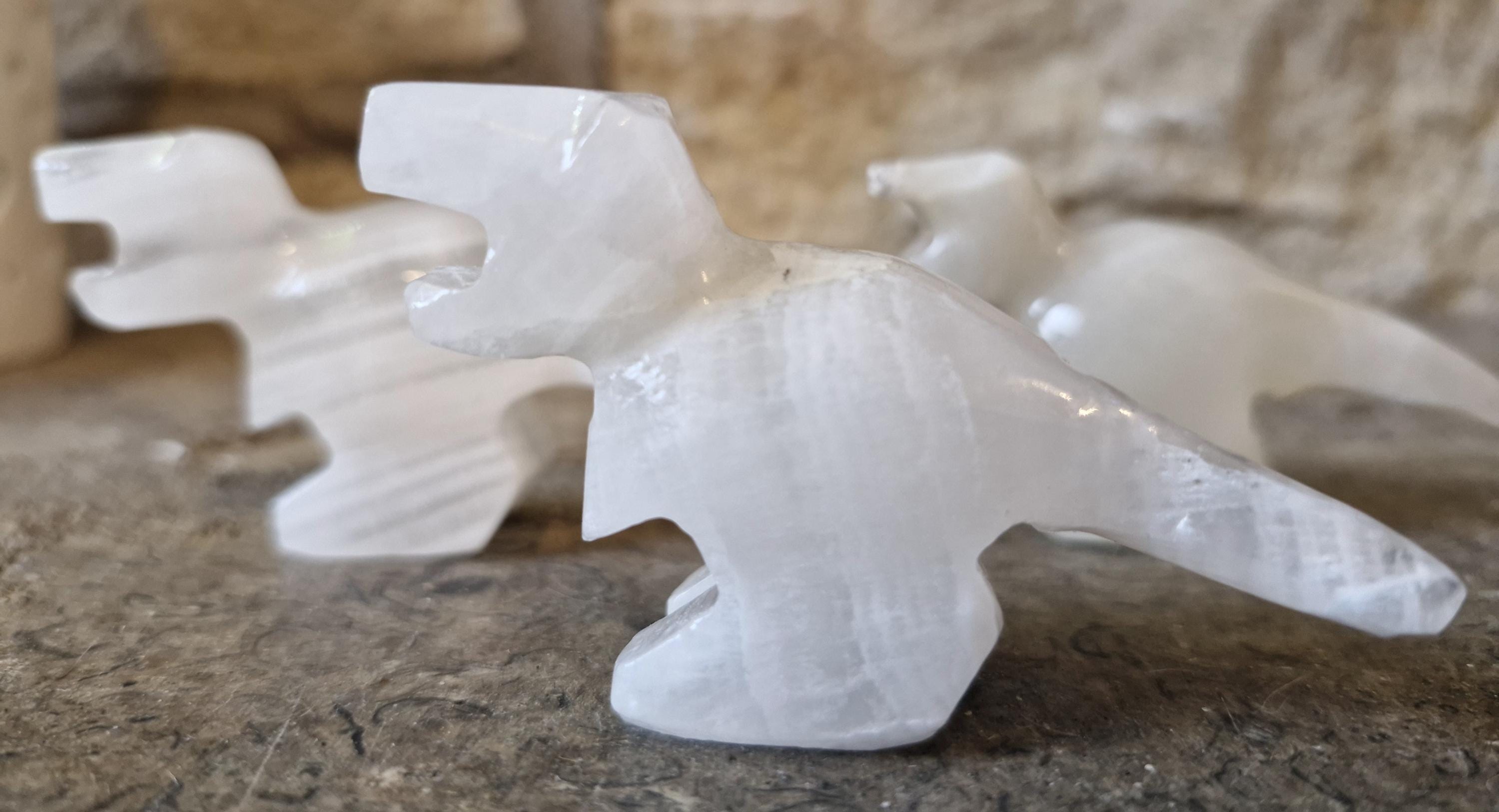T Rex Dinosaur Shaped Onyx carvings from Mexico