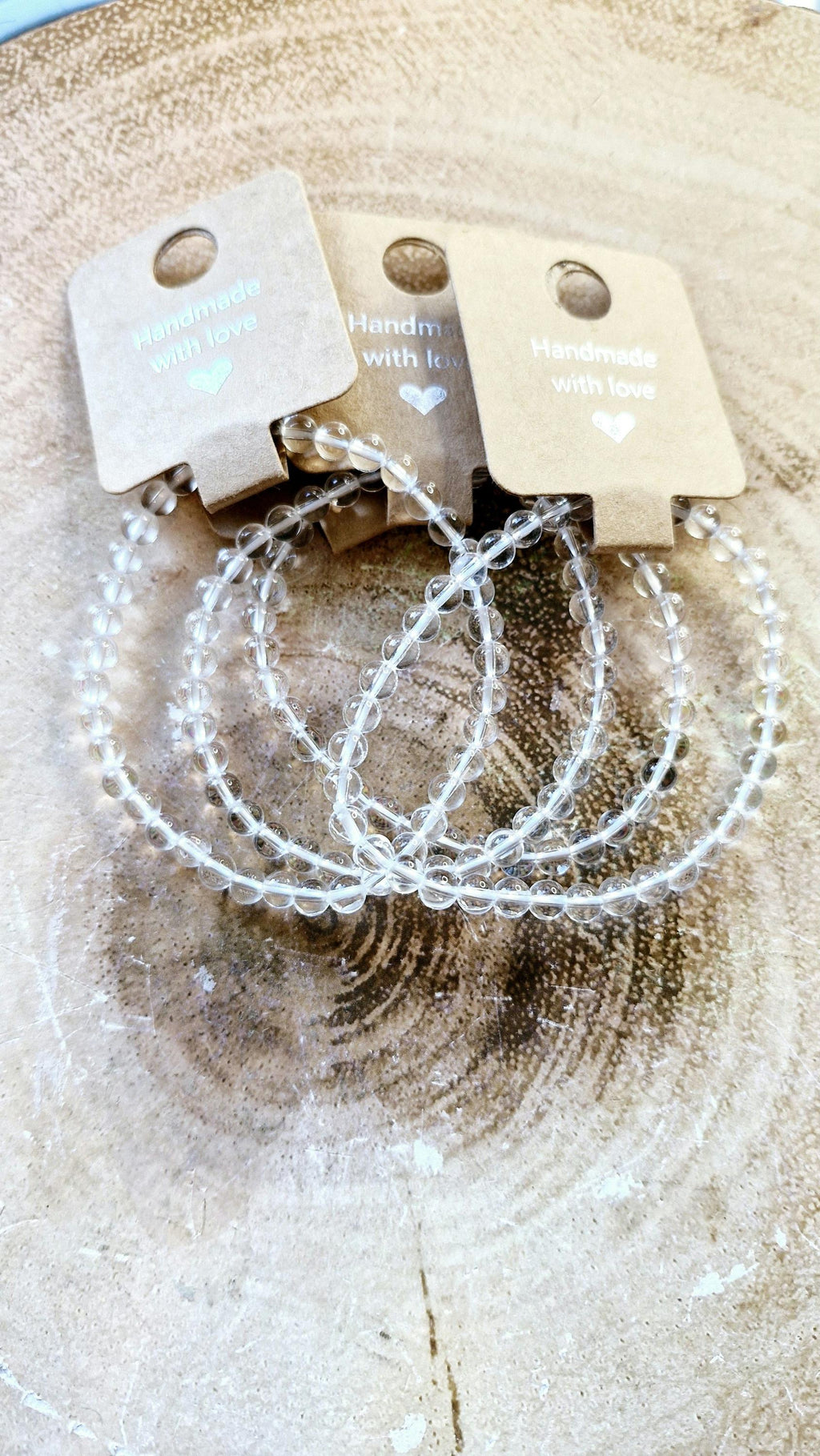 High Grade Hymalyalian Clear Quartz Crystal adjustable bracelets in a beaded or chipped style