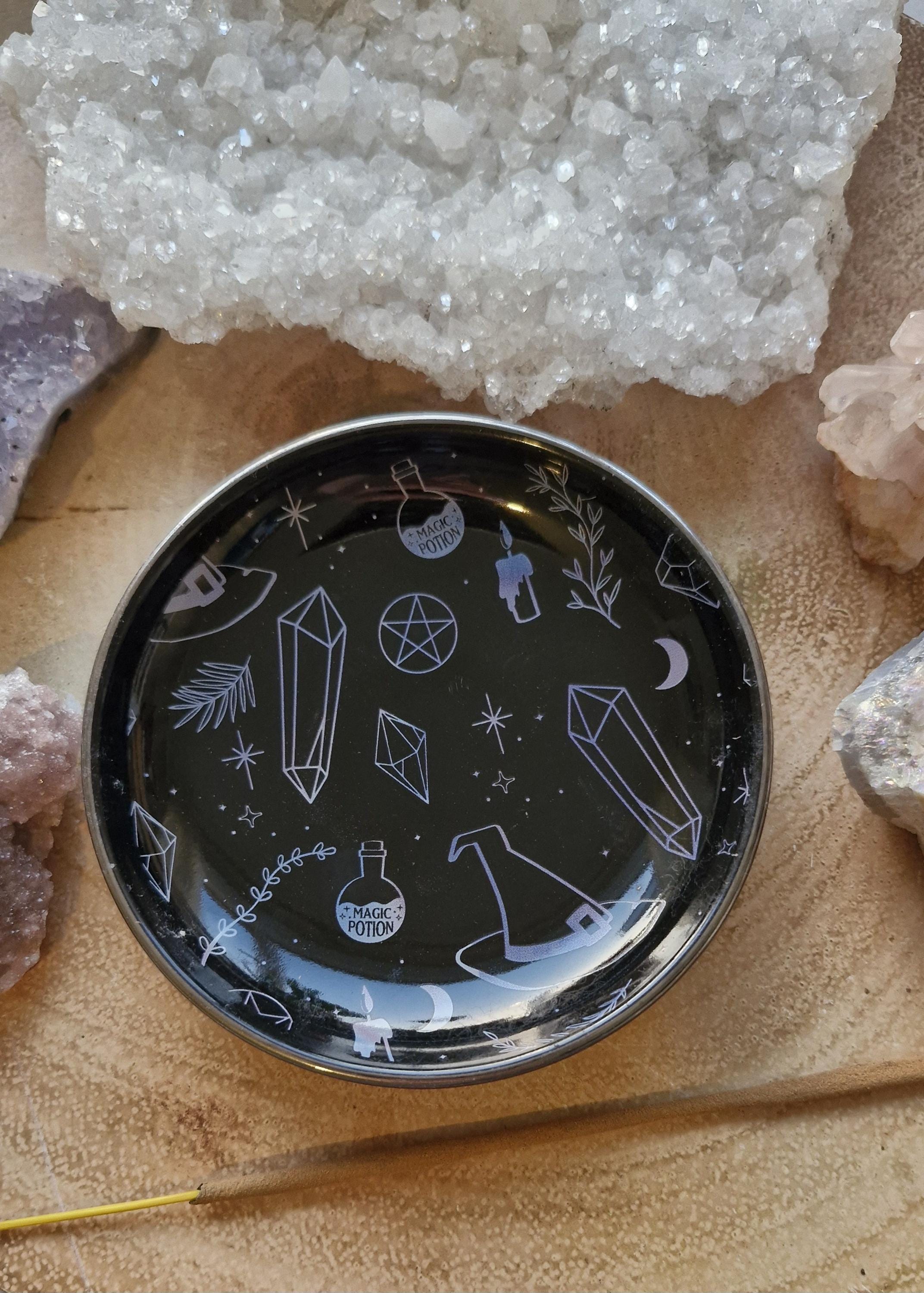 Small Bee and Crystal design Insense Dishes.
