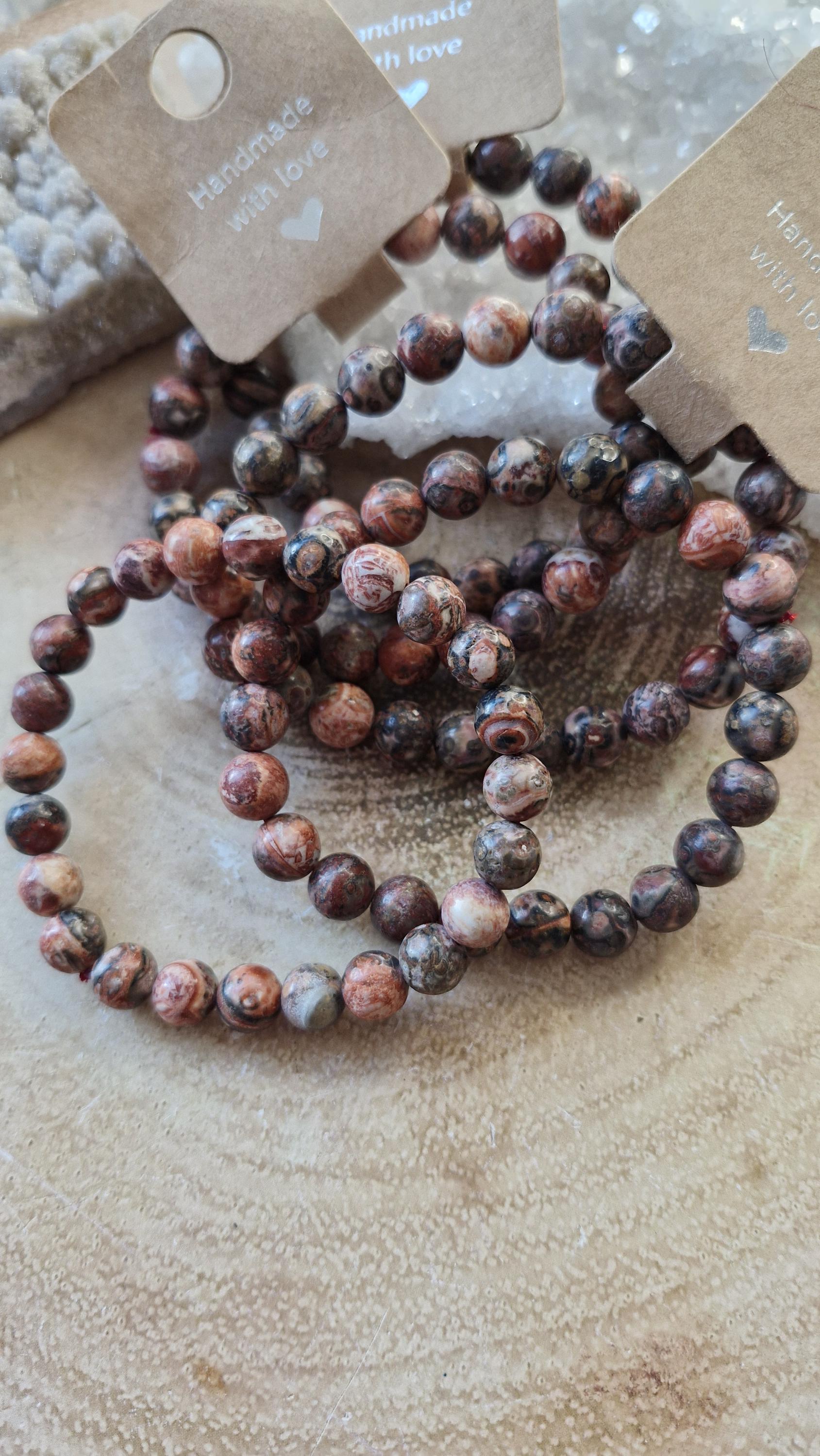 Hand-Made Picasso Jasper Bracelets