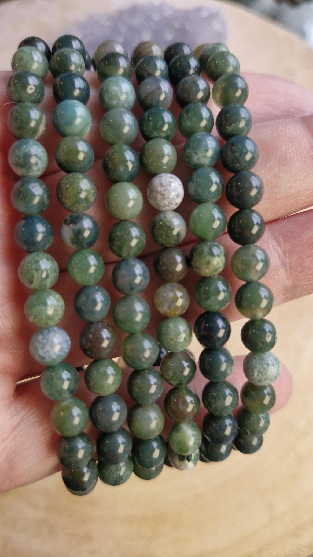 Ocean Jasper | Sea Jasper Bracelets Bead Size 6mm each.