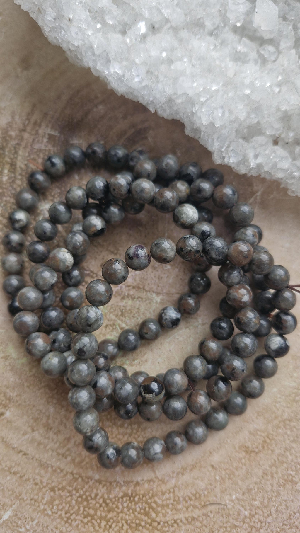 Yooperlite UV florescent beaded crystal bracelets with stretchy adjustable band.