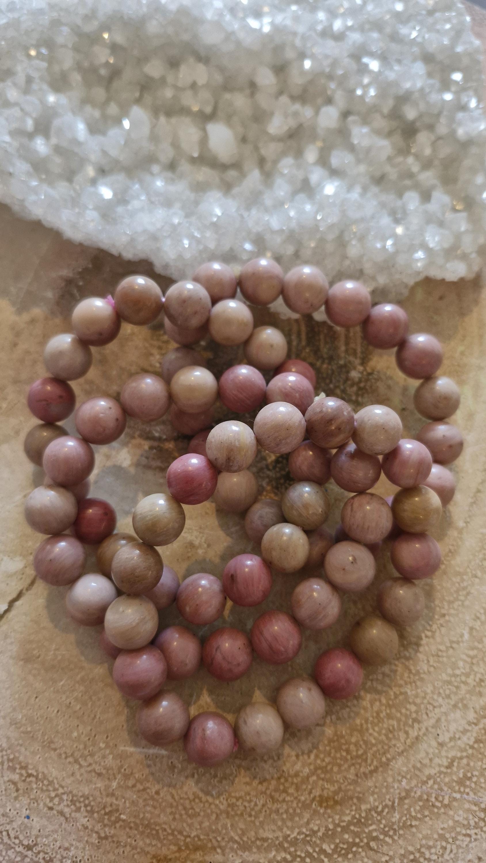 Rare Pink Thulite Bracelets 12mm