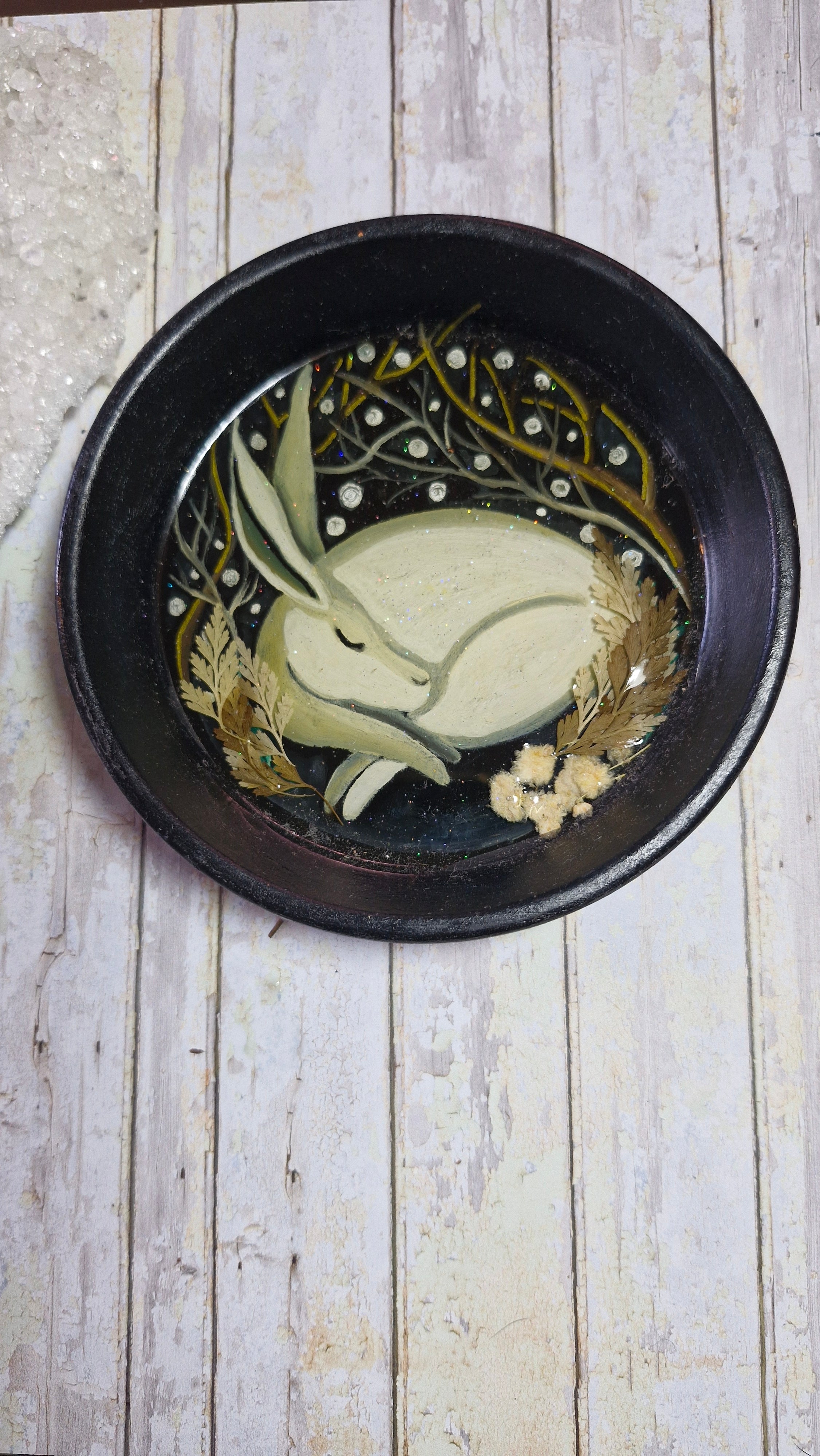 Hand Painted Cottage Core Ceramic Dishes
