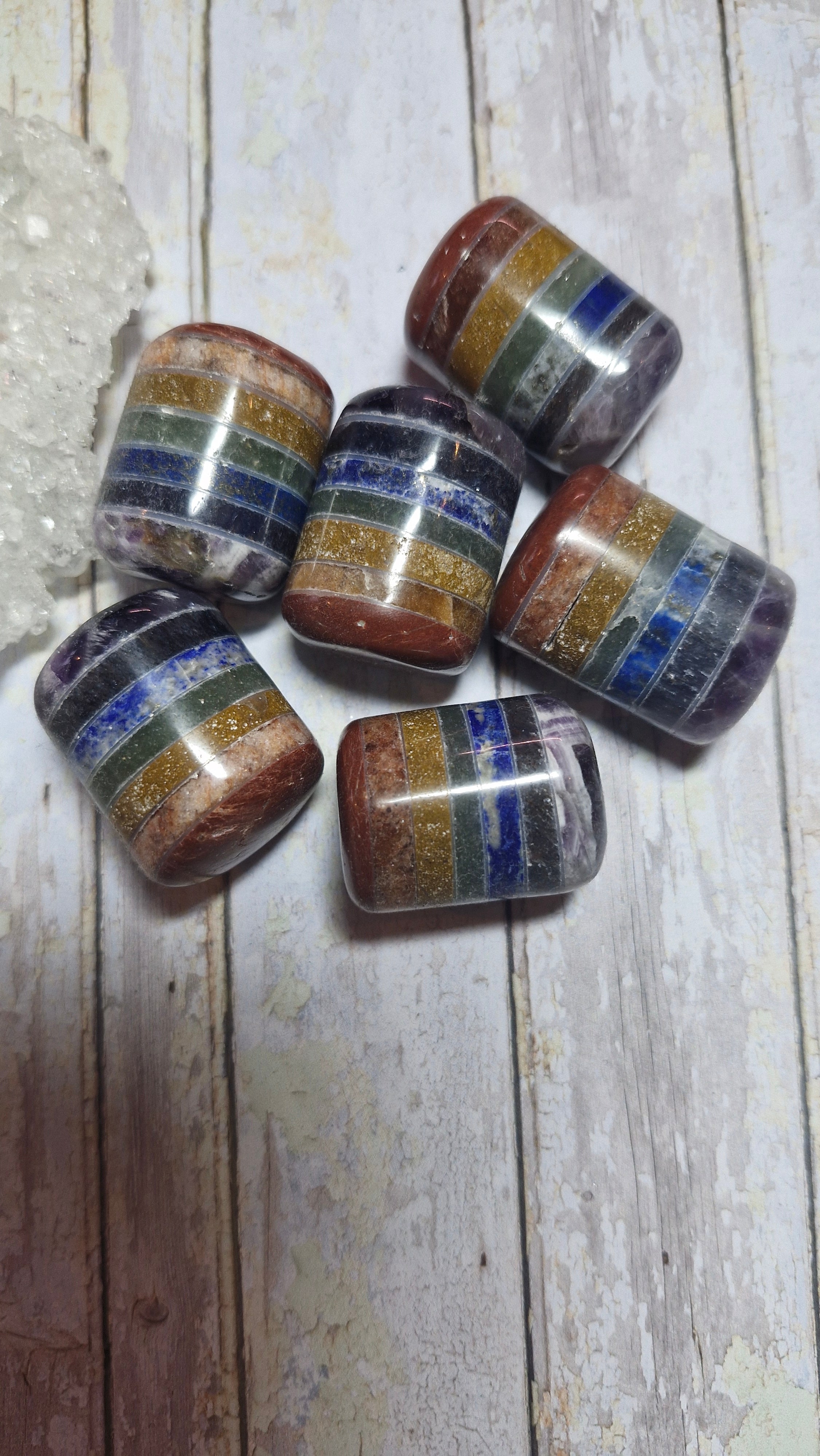 Large Chakra Crystal Tumble Stones